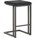 Boone 26 inch Grey / Onyx Counter Stool, Set Of 2